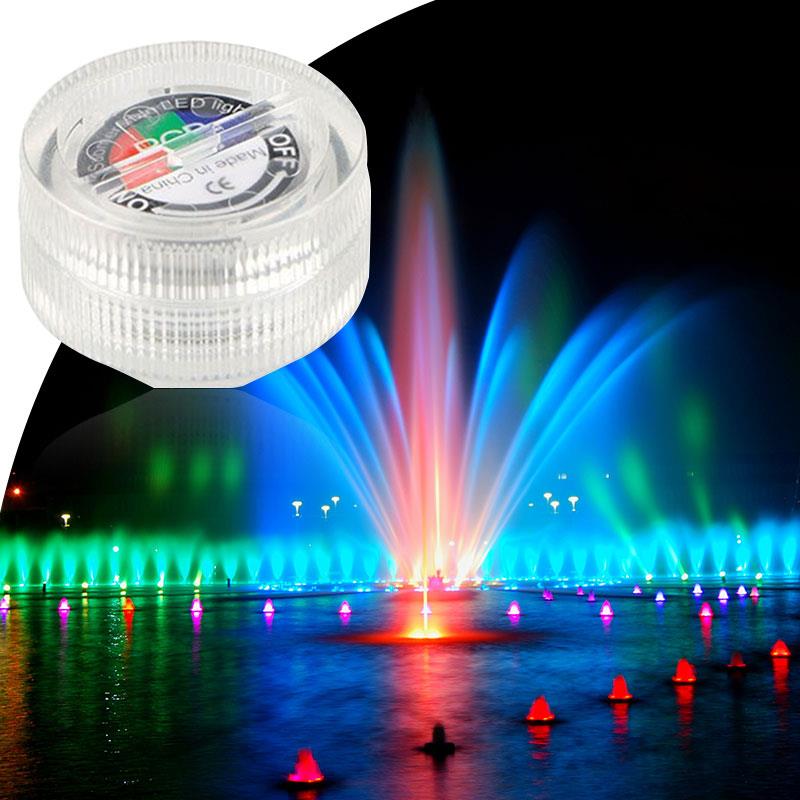 LED Vase lumière Festival 3LED coloré lampe décorative Submersible lampe fête mariage étanche Submersible lumière
