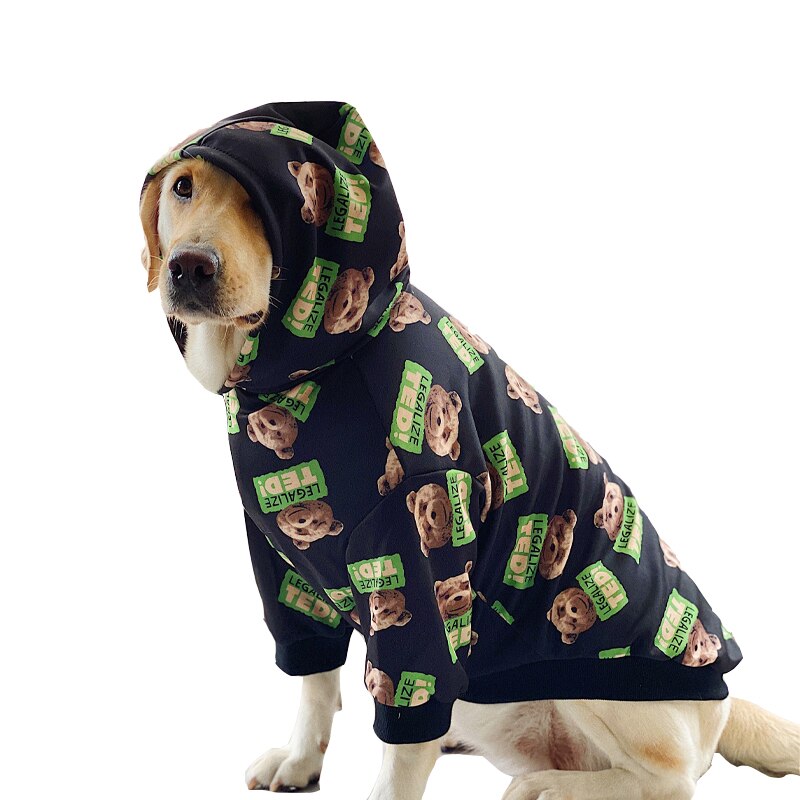 Medium En Grote Hond Kleding En Najaar Dunne Hond Hoodie Golden Retriever Labrador Doberman Hond Kleding Hond Accessoires