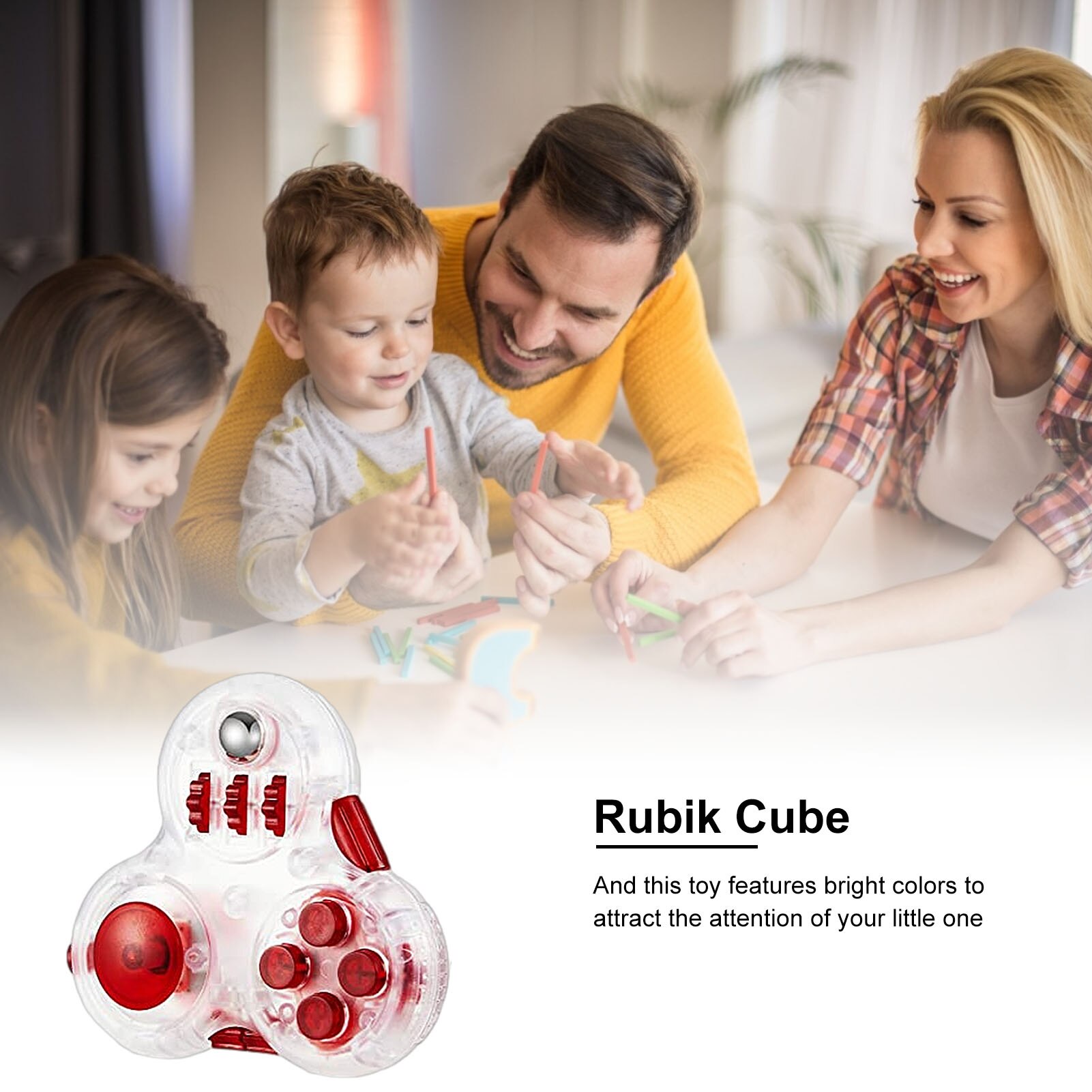 1Pc Fidget Controller Pad Cube - Premium Fidget Speelgoed-Gebruikt Om Stress Te Verlichten, een Anti-Angst Hand Speelgoed