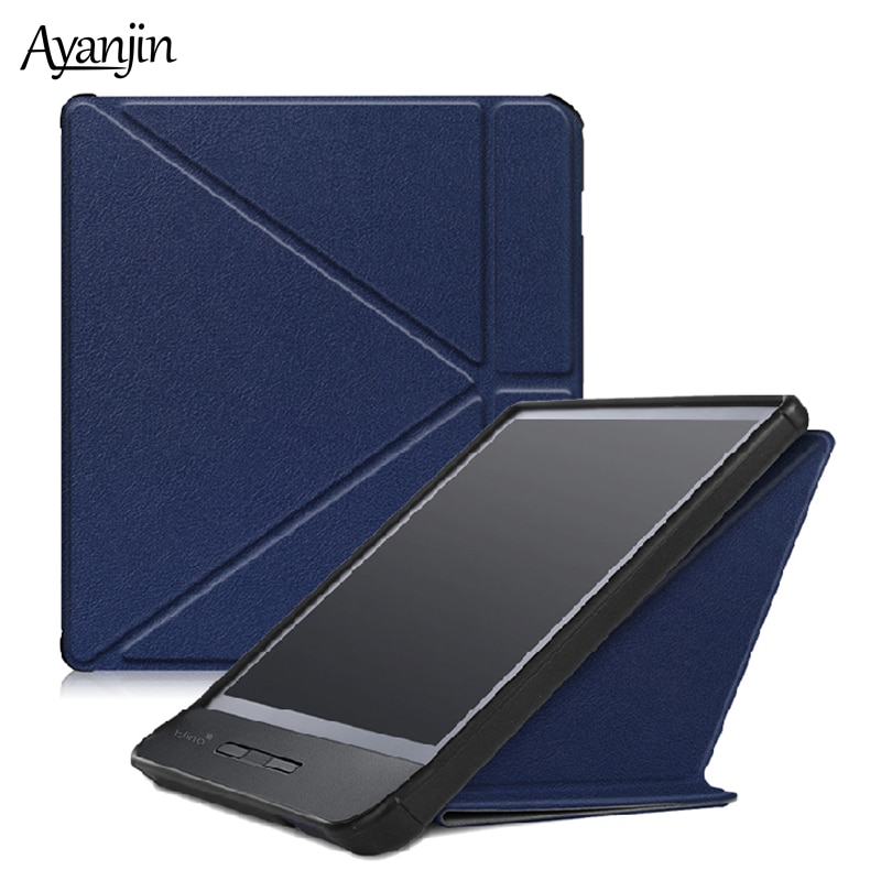 Case Voor Alle 7 "Kobo Libra H2O Ebooks Pu Lederen Multi-Angle Stand Cover Voor tolino Vision 5 Auto Sleep/Wake + Stylus