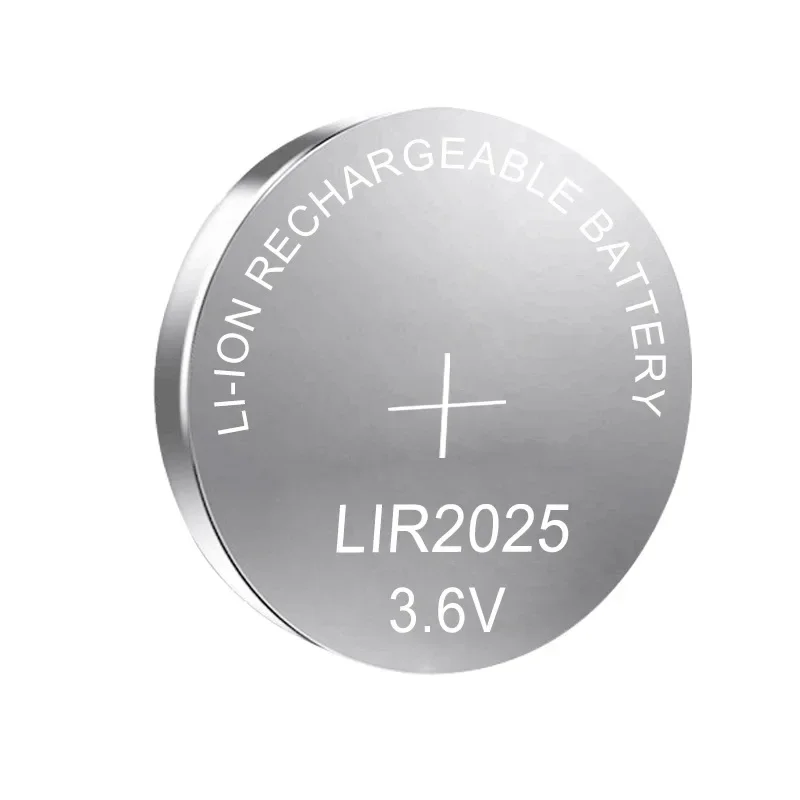LIR2025 3.6V Rechargeable Battery 1-10PCS - Lithium Coin Cell for Car Key/Remote/Toy/Scale -Compatible CR2025 ML2025 Button Cell