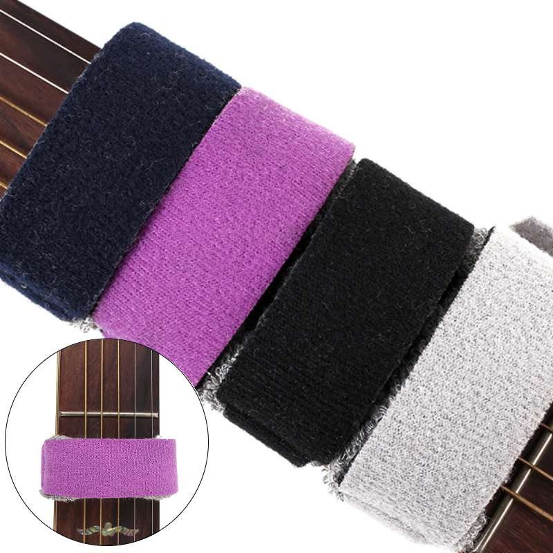 1PC Guitar Beam Tape For Guitars Bass Ukulele String Instruments Guitar Fret Strings Mute Noise Damper Muter Wraps guitar strap