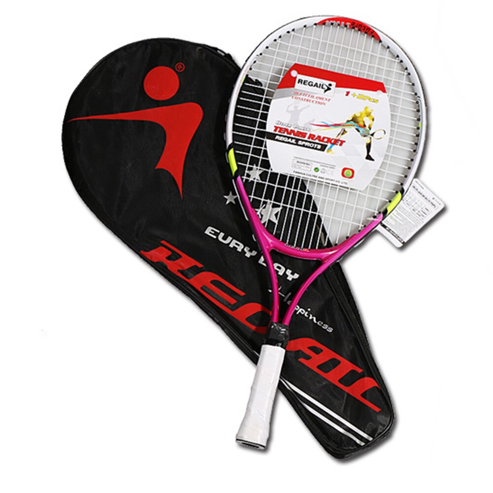 1pc Beginner Teen Training Batting Tennis Racket Sturdy Triangular Outdoor Sports Children Playground School Aluminum Alloy Grip