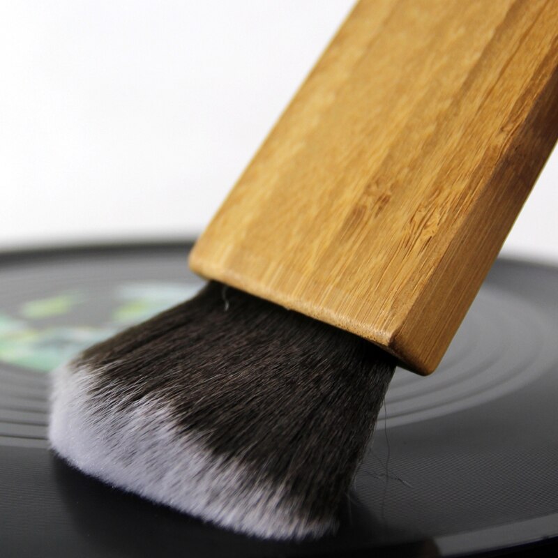 Bamboe Handvat Borstel Zachte Borstel Reiniger Voor Vinyl Lp Speler Accessoires
