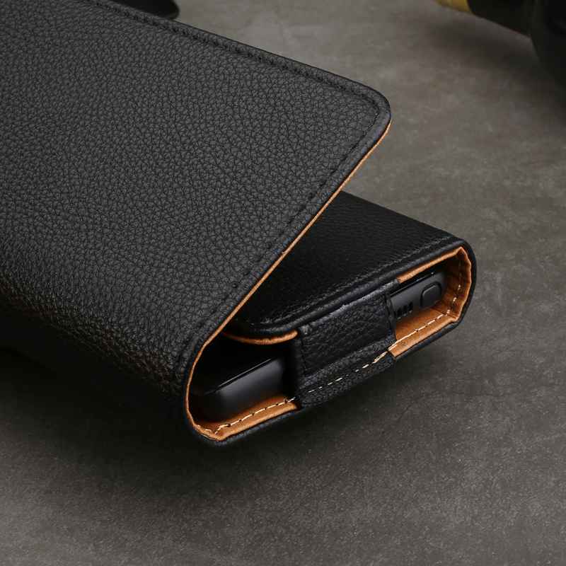 Leder Tasche fallen Für Xiao mi rot mi Hinweis 7 K20 Profi fallen Telefon Tasche Litch Gürtel Clip Universal- Halfter für Xiao mi mi 8 mi 9 SE fallen