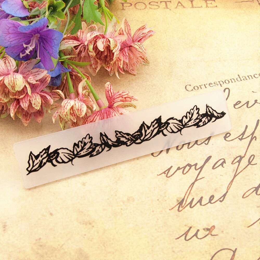 15*3CM Leaves plastic pine template craft card making paper card album wedding decoration Embossing folders