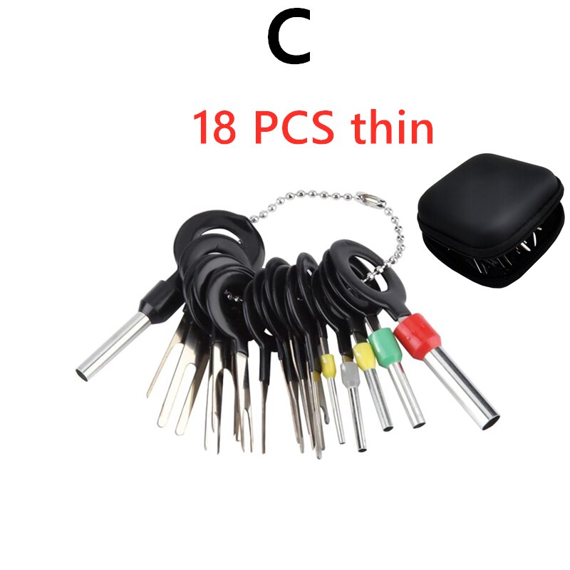 Neue Auto Terminal Entfernung Werkzeug Draht Stecker Stecker Puller Release Pin Extractor Kit Für Auto Stecker Reparatur Werkzeug Mit lagerung tasche