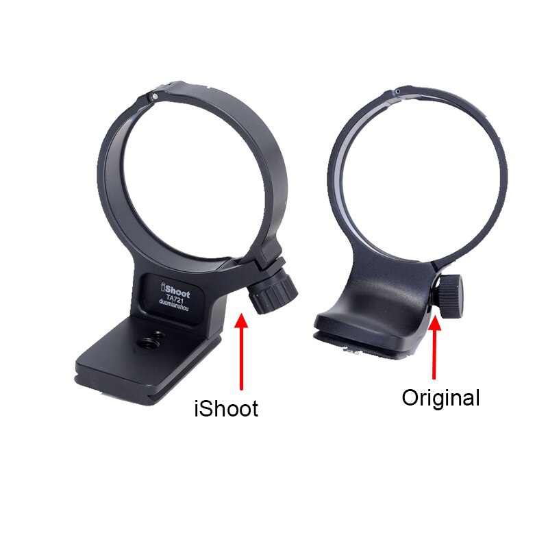 iShoot Lens Collar for Tamron 70-210mm F4 Di VC USD A034 Tripod Mount Ring Bottom is Arca Swiss Dovetail IS-TA721