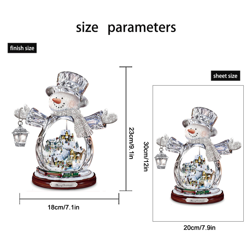 Christmas Window Sticker PVC Waterproof Wallpaper Decorative Santa Claus Sticker Home Shop Office Christmas Decoration stickers: 4