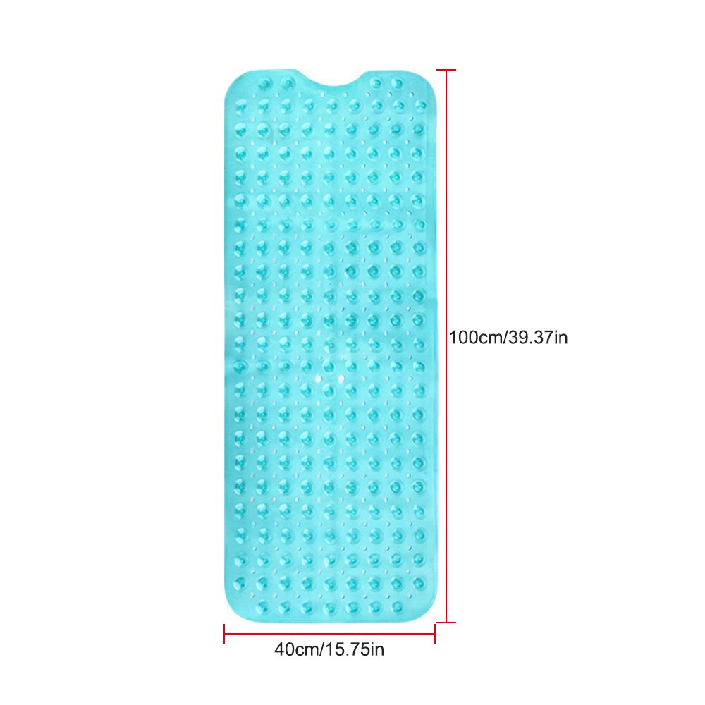 40*100Cm Mat Bad Badmat Pvc Grote Bad Veiligheid Douche Antislip Badmatten Met Zuignap cups Floor Mat