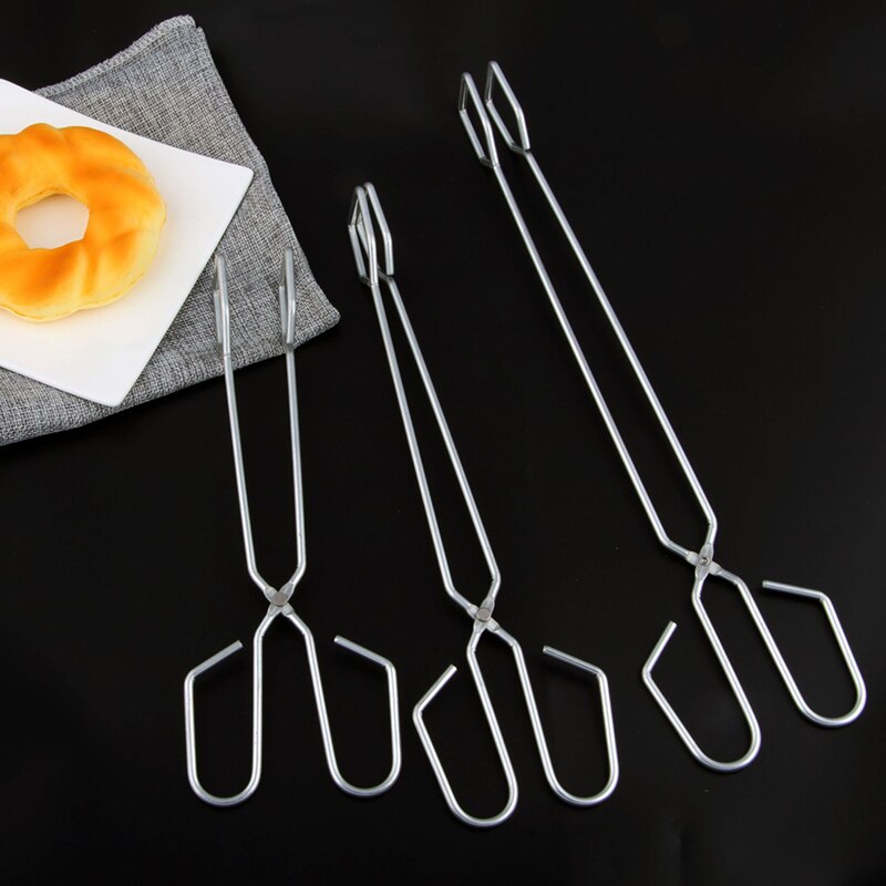 1 szt. Szczypce robić grilla robić grillowania zacisk robić grilla ze stali nierdzewnej Pizza chwytak robić chleba narzędzie robić gotowania L9
