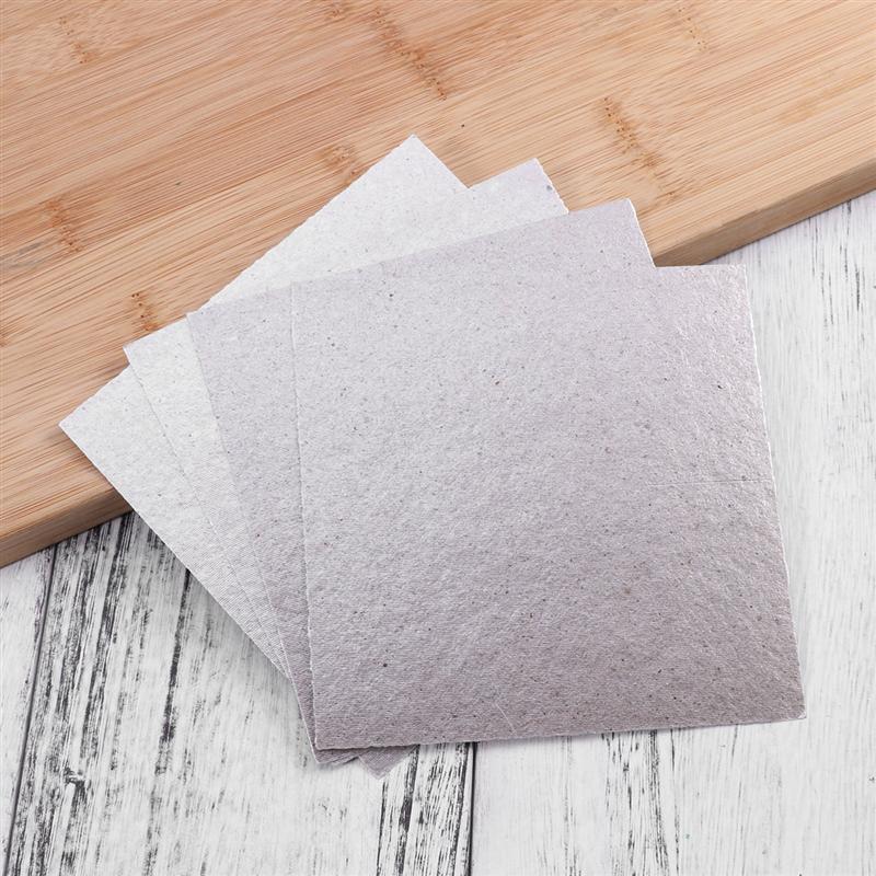 4 Uds 13x13cm Mica aislante placas protectoras seguras para horno tostador