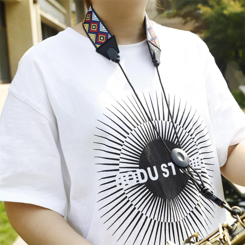 Saxophon Strap, Adjustable Baumwolle, Tragable Single Shoulder, for Folk Musician and Comfortable Performance Saxophon Strap, Adjustable Baumwolle, Tragable Single Shoulder, for Folk Musician and Comfortable Performance