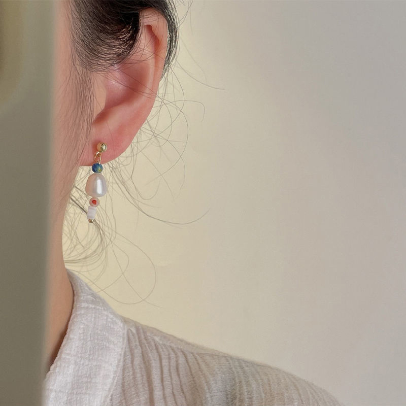 Y2k-pendientes de aro de lujo para mujer, aretes de mariposa y perlas de cristal rosa, novedad de verano, coreana, de joyería