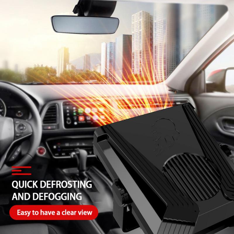 2 in 1 12V/24V Auto Heizung Elektrische Natürliche Heizung Fan Elektrische Trockner Windschutzscheibe Anti-beschlag 360 Grad Drehung Auto Defroster