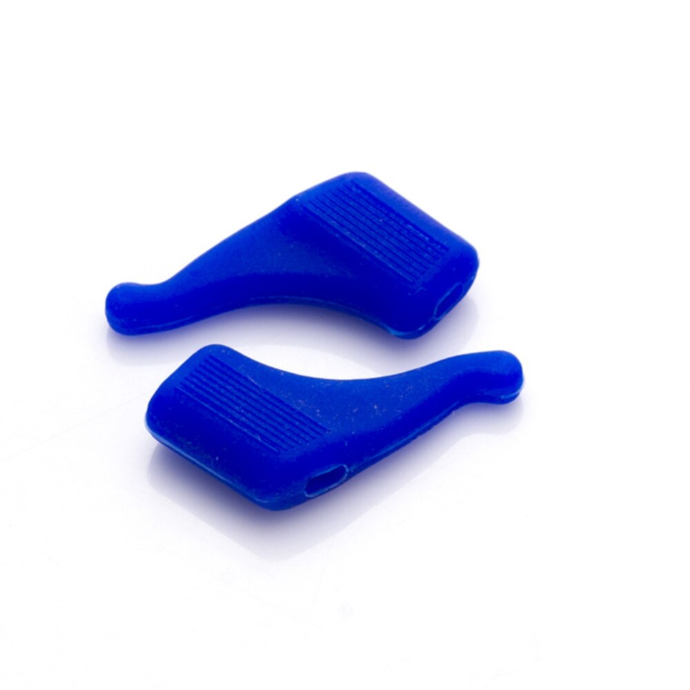 Crochet d'oreille antidérapant pour lunettes, 50 paires, accessoires de lunettes, poignée universelle en Silicone, support de pointe de tempe: dark-blue-50pairs