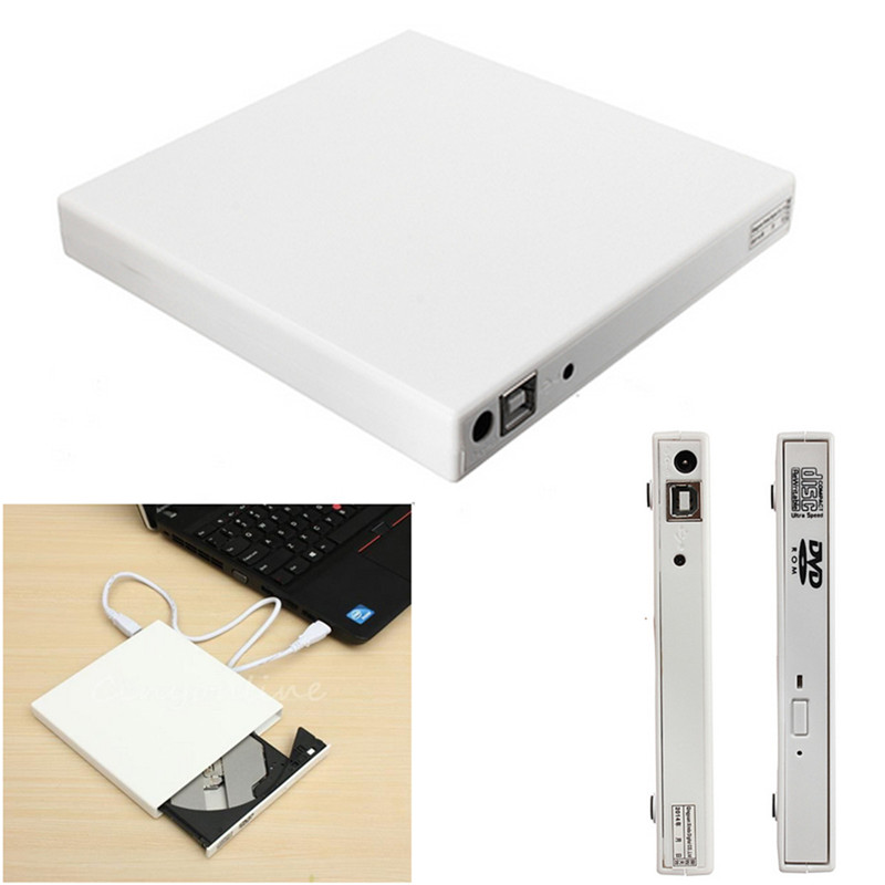 Externe Optische Dvd Drive Combo Cd Rw Brander Schrijver Recorder Usb 2.0 Portatil Dvd Rom Speler Voor Laptop Pc Windows 7/8