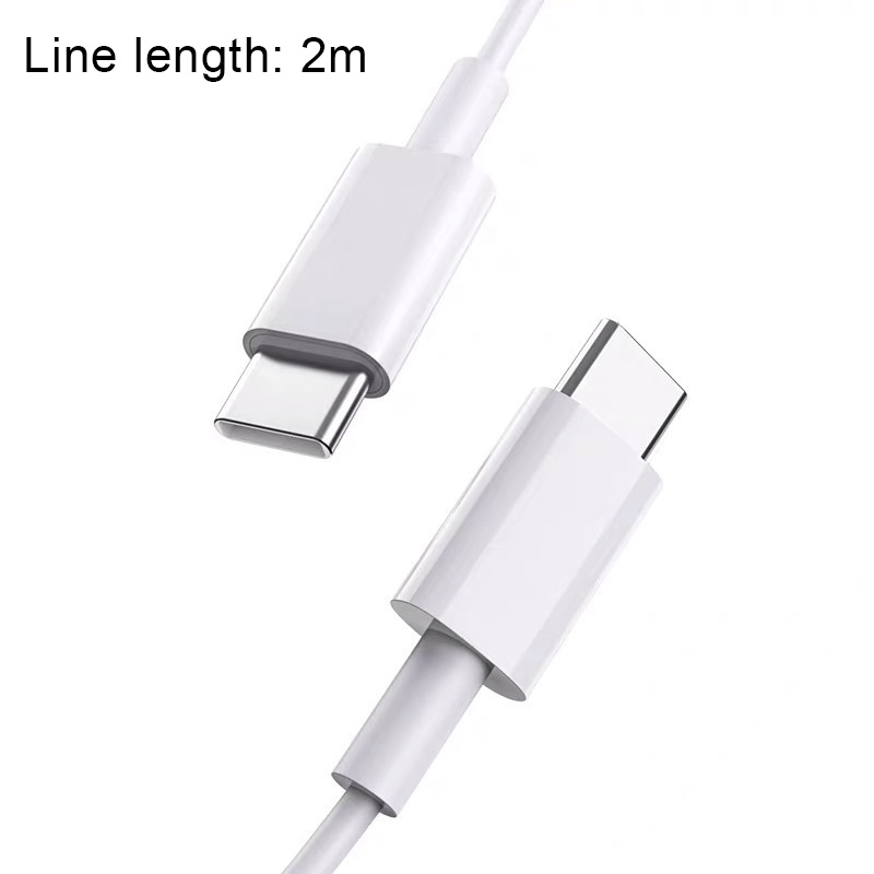 30W 61W 87W PD USB C Notebook Laptops Power Adapter Type-C Fast Charging For Macbook Pro iPhone 13 Huawei Samsung Phone Chargers: USB C To C Cable