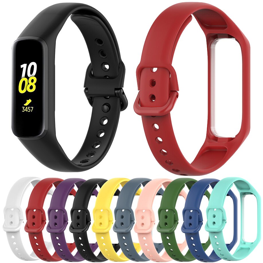Essidi Soft Silicone Bands For Samsung Galaxy Watch Fit e R375 Smart Bracelet Wrist Band Strap For Samsung Galaxy Fit e Correa