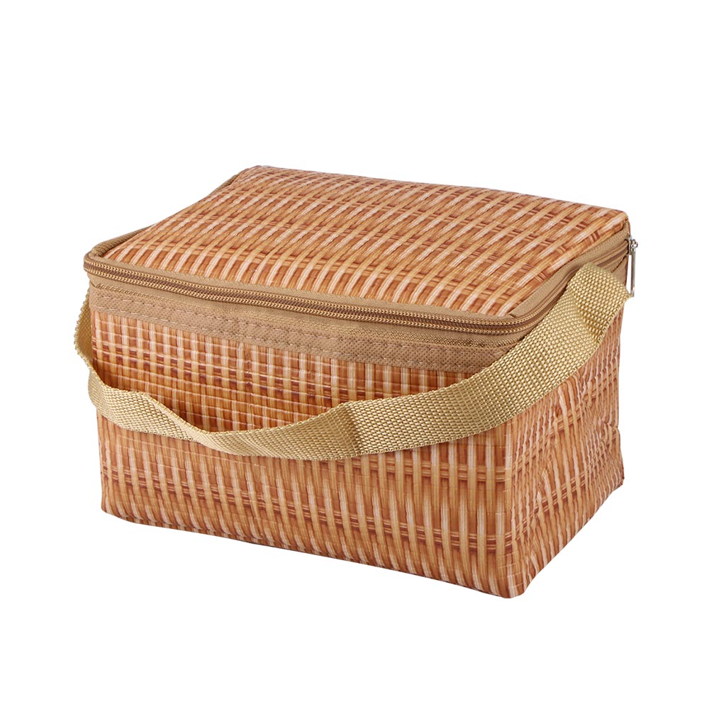 Lunchbox Voor Kinderen Volwassen Glas Magnetron Bento Box Voedsel Container En Compartiment Opslag School Kantoor Lekvrij Verwarmde 1Set: Pattern Lunch Bag