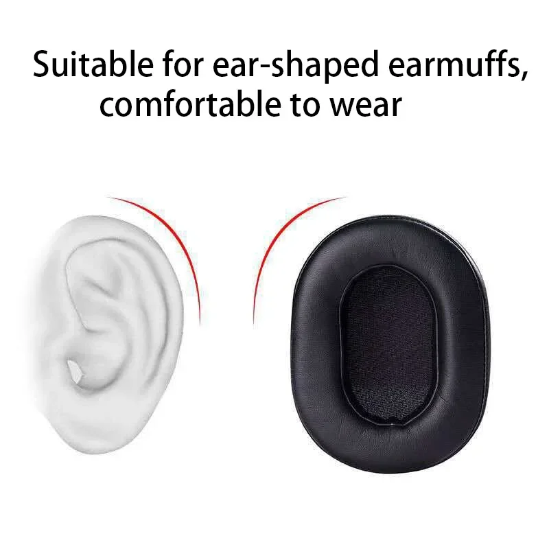 Ersatz-Ohrpolster für Audio- Technica ATH M70 M50X M50 MSR7 M40X M40 M30X Headset-Ohrenschützer-Abdeckung, Ohrpolster, Tassen
