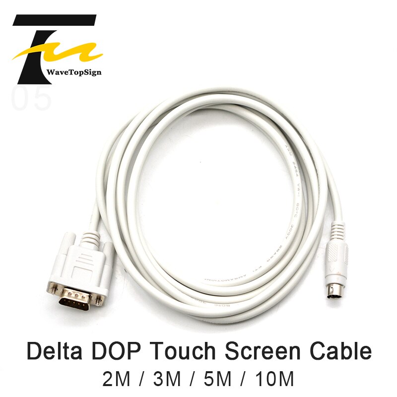 Waveopsign-Cable de pantalla táctil Delta DOP, línea de comunicación PLC, dop-dvp
