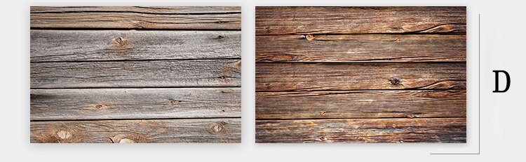 Desktop Shooting Photography Background Double-sided Wood-grain Paper Board & Nostalgic Gauze Studio Photos Backdrop Accessories: D