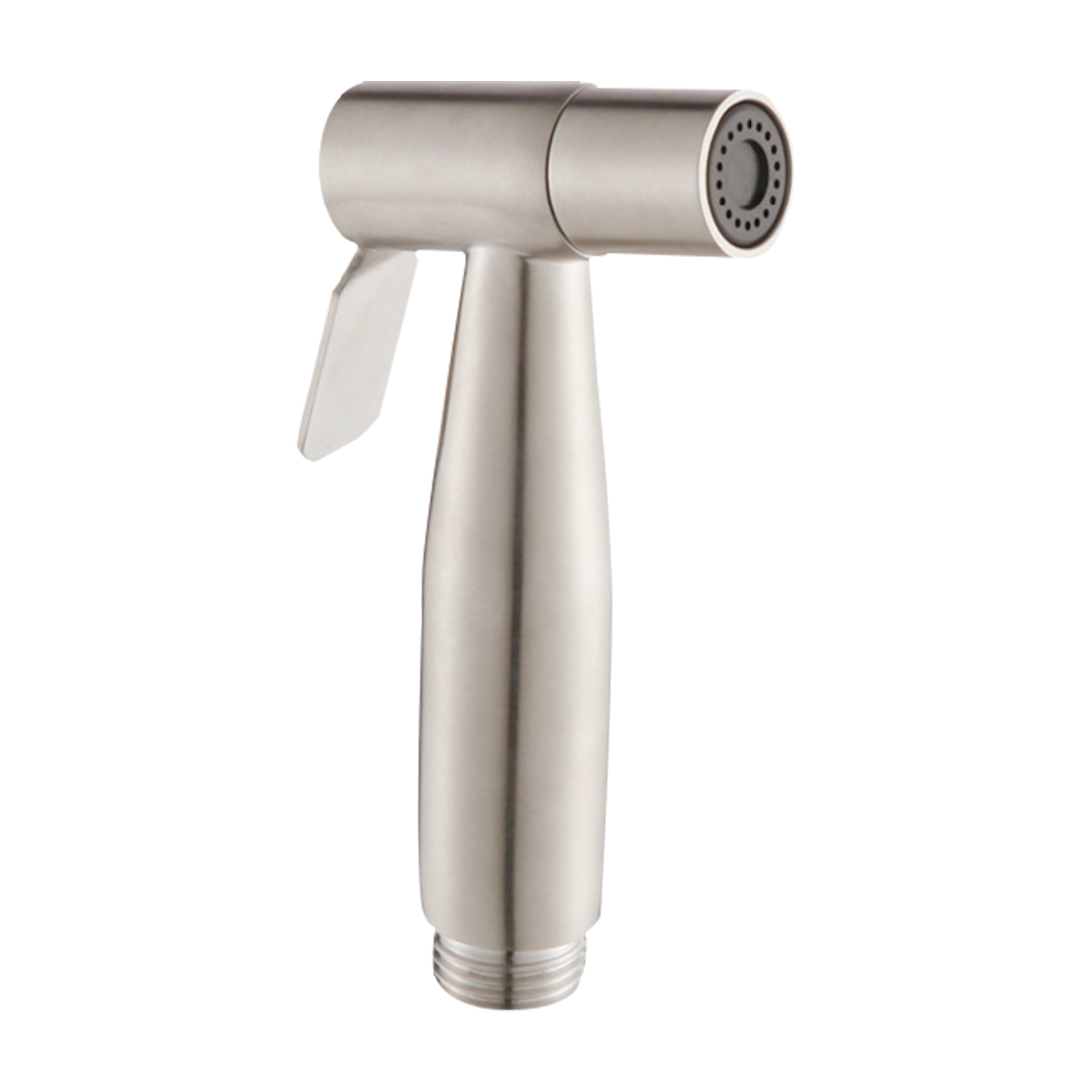 Toalett hånd bidet kran bad bidet dusj sprøyte 1.5m slange tank kroket holder enkel installasjon for kvinners helsebeskyttelse: Kun spray rustfritt