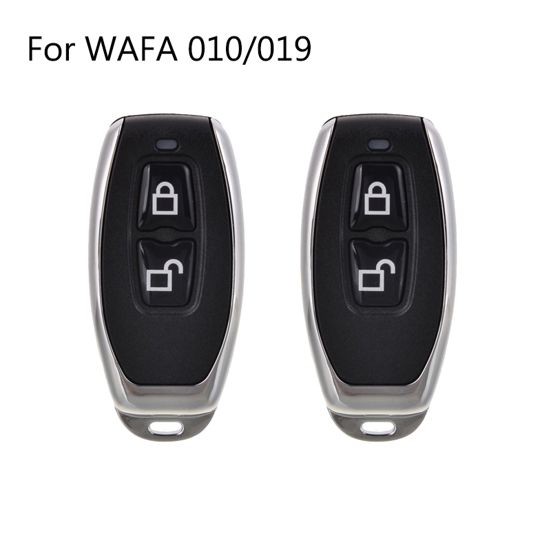 WAFU, 433 MHz, controlador remoto de la cerradura de la puerta de Control remoto clave para WF-010 WF-019 WF-011A Invisible cerradura de la puerta: 2pcs For 010 019
