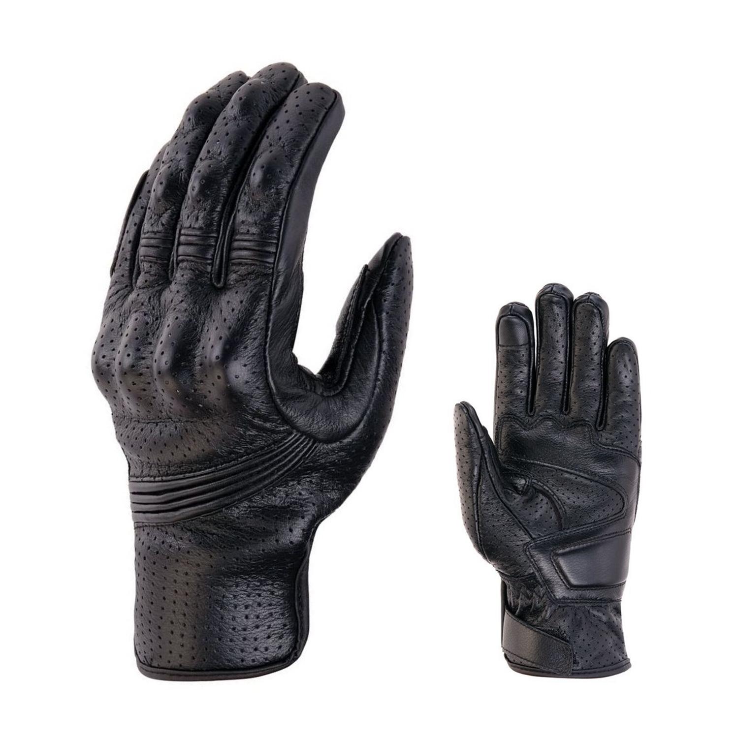 Sommar motorcykelhandskar män andas fullfinger motocross guantes skyddsutrustning motorcykel moto ridhandske läder säsong