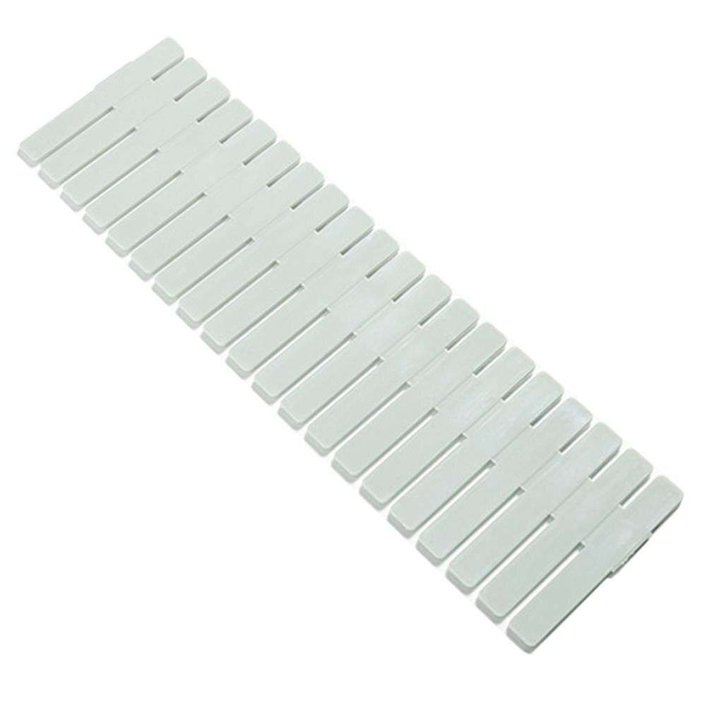 Household Storage Shelves Partition Board DIY Drawer Divider Free Combination Adjustable Partition Board Space-saving Tools: 4pcs C