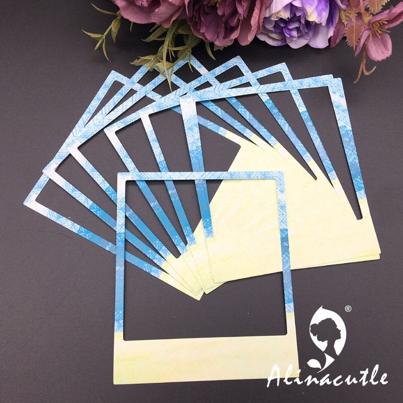24pcs paper photo frame DIY Scrapbooking Handmade Craft Card Album Art Craft Alinacraft