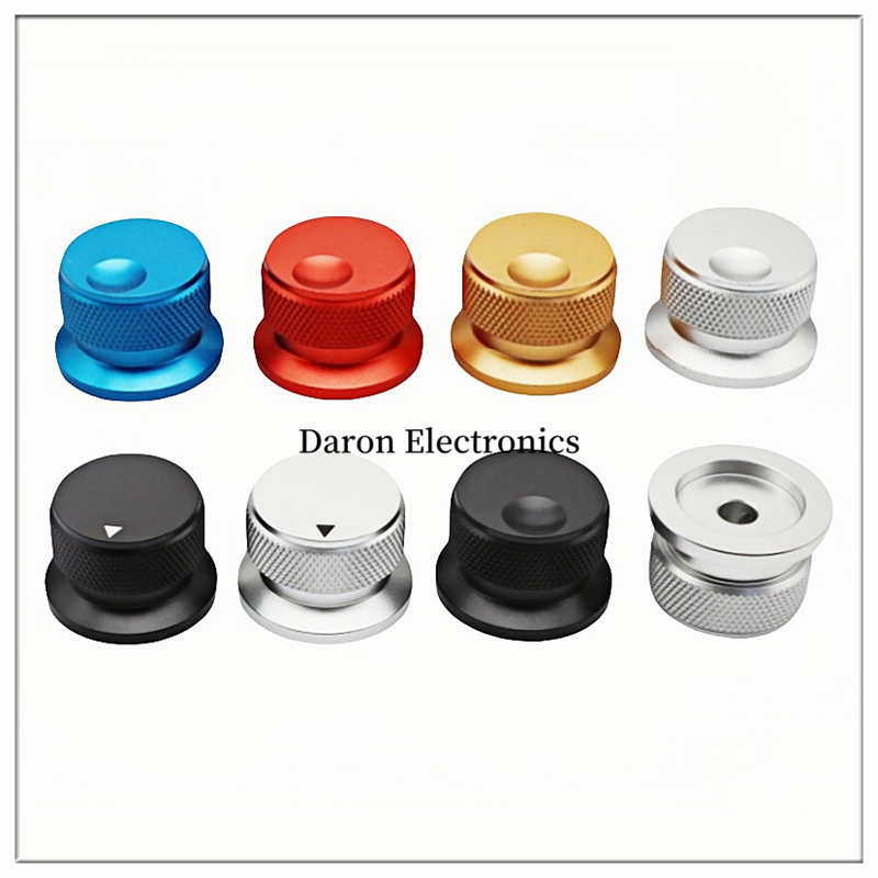 Bouton solide en alliage d'aluminium de couleur, capuchon de bouton de potentiomètre 30x20, capuchon de réglage rotatif pour instrument d'appareil ménager