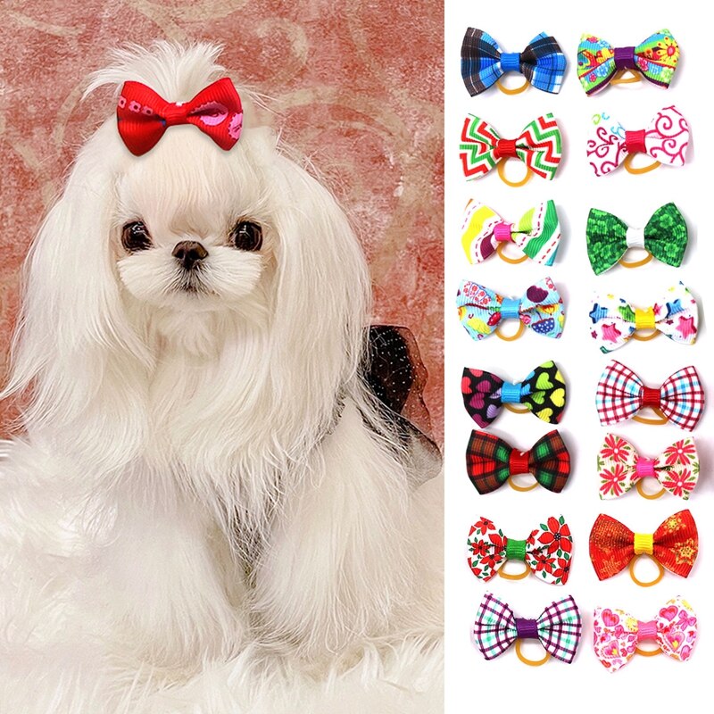 10 Stks/set Hond Bows Duurzaam Hond Acessorios Huisdier Haarspelden Voor Puppy Kitten Mooie Dierbenodigdheden Leuke Kat Hoofddeksels Kat Hoofd decor