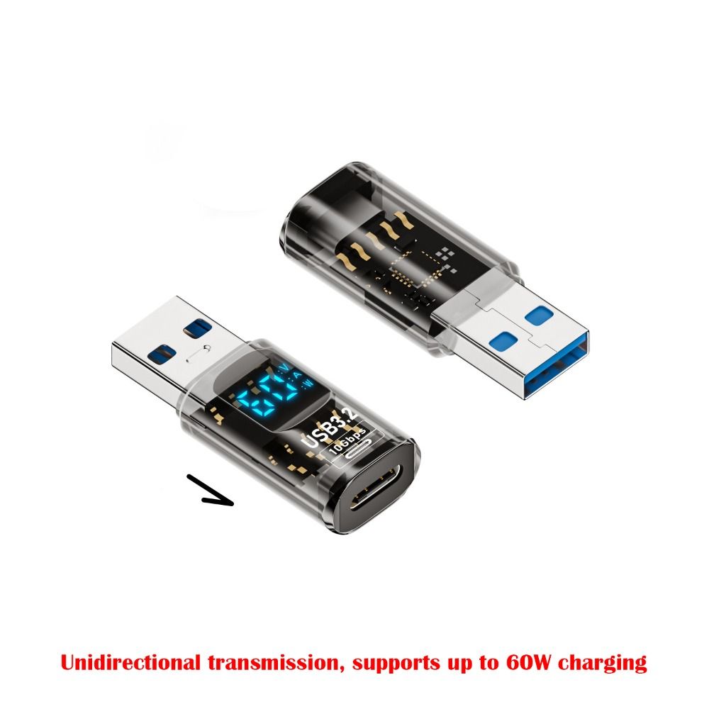 USB 3.2 Digital Display Adapter 10Gbps USB Male TO USB Female Converter Fast Charging Data Transafer USB C Adapter For PC Laptop: pink