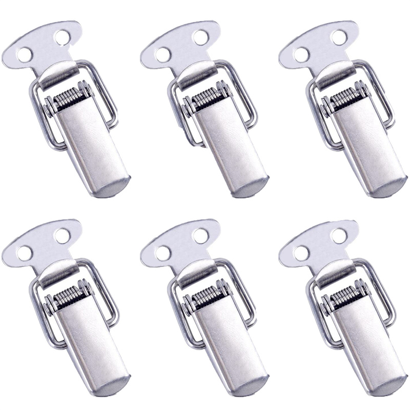1/10PCS Mini Toggle Latches Spring Loaded Clamp Clip Box Latch Catch Toggle Tension Lock Lever Clasp Closures Crate Snap Lock