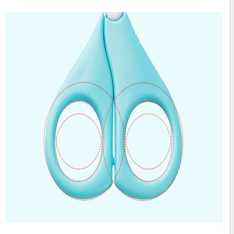 Tijeras de uñas para bebés de boca corta, cortauñas para bebés, tijeras de seguridad para cuidado de la cabeza redonda para bebés