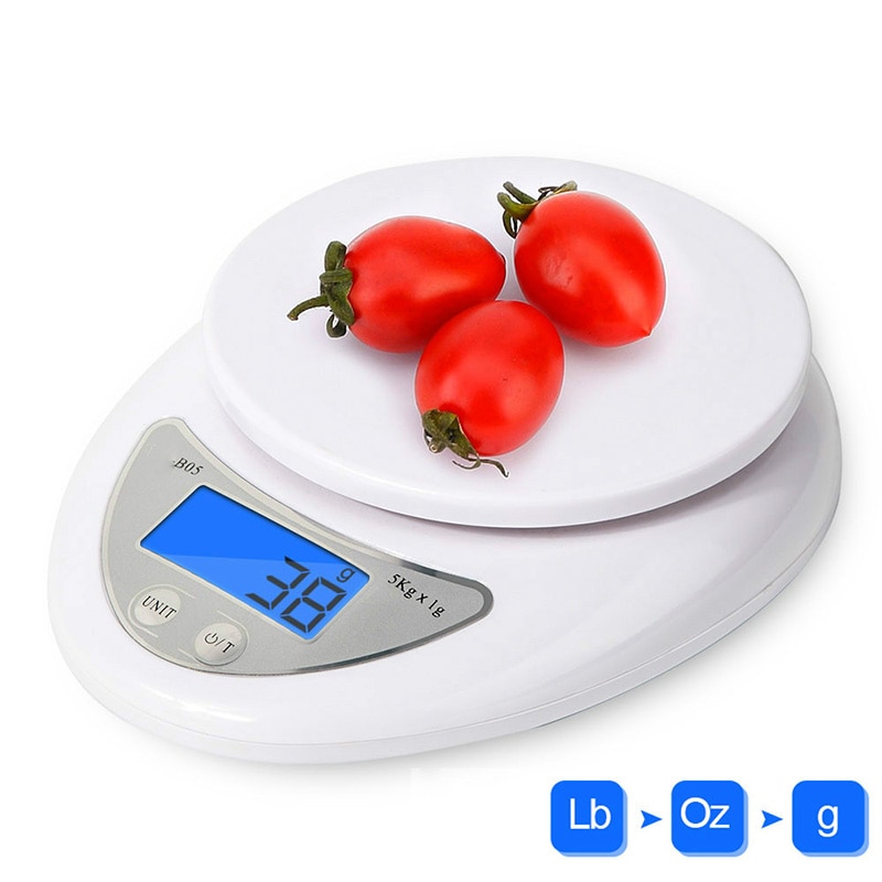 5kg 1kg LCD Digital Scale For Kitchen Food Precise Portable Cooking Scale Baking Scale Balance Measuring Weight
