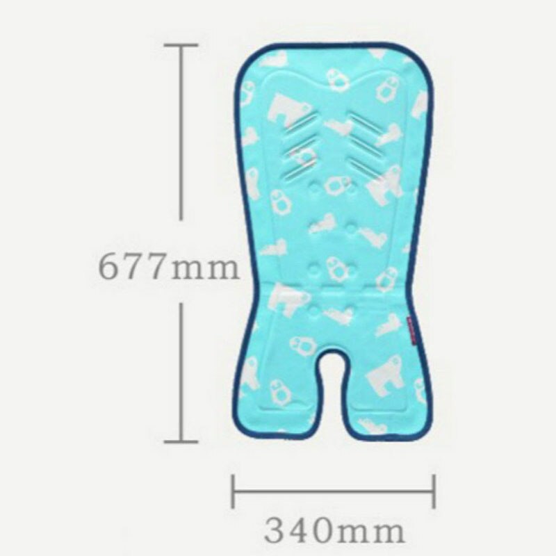 Sommar baby is siden pad barnvagn sittdyna baby barnvagn gel is pad förtjockad bilstol barnvagn tillbehör chi