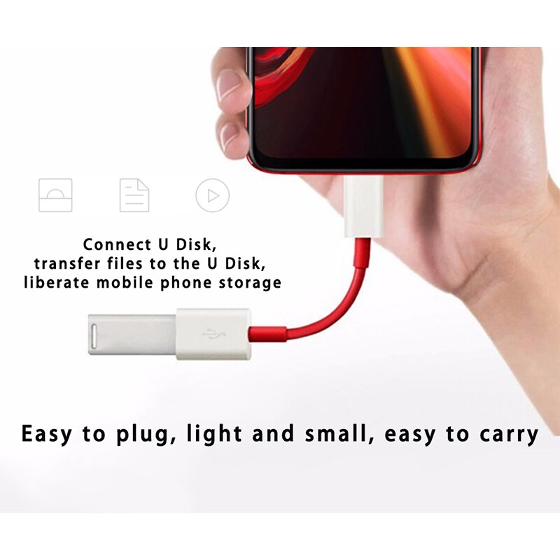 Oneplus – câble OTG Original adaptateur Usb type-c One Plus 10 Pro Nord CE 2 5G 9R 9 8T 8 Pro 7T Usb A à type-c connecteur OTG