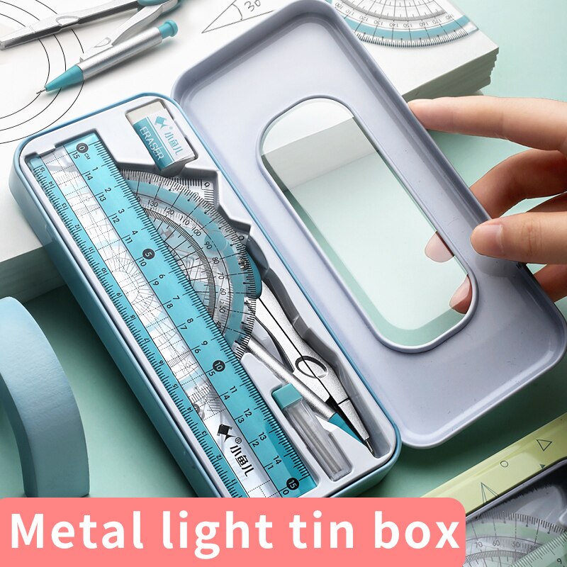 compasses ruler set triangle straightedge multifunctional math drawing caliper 2022 stationery school supplies
