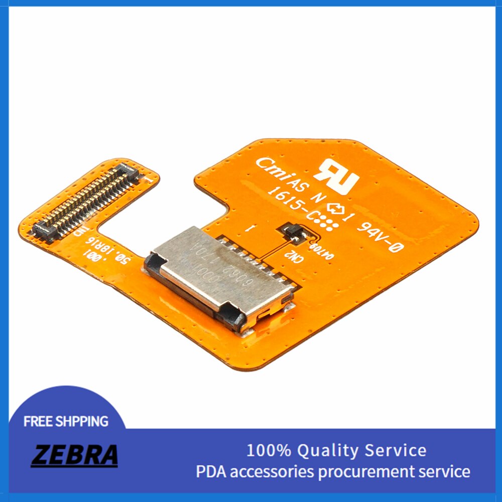 MicroSD card connector with flexible cable for MOTOROLA Symbol TC75，Brand and original,