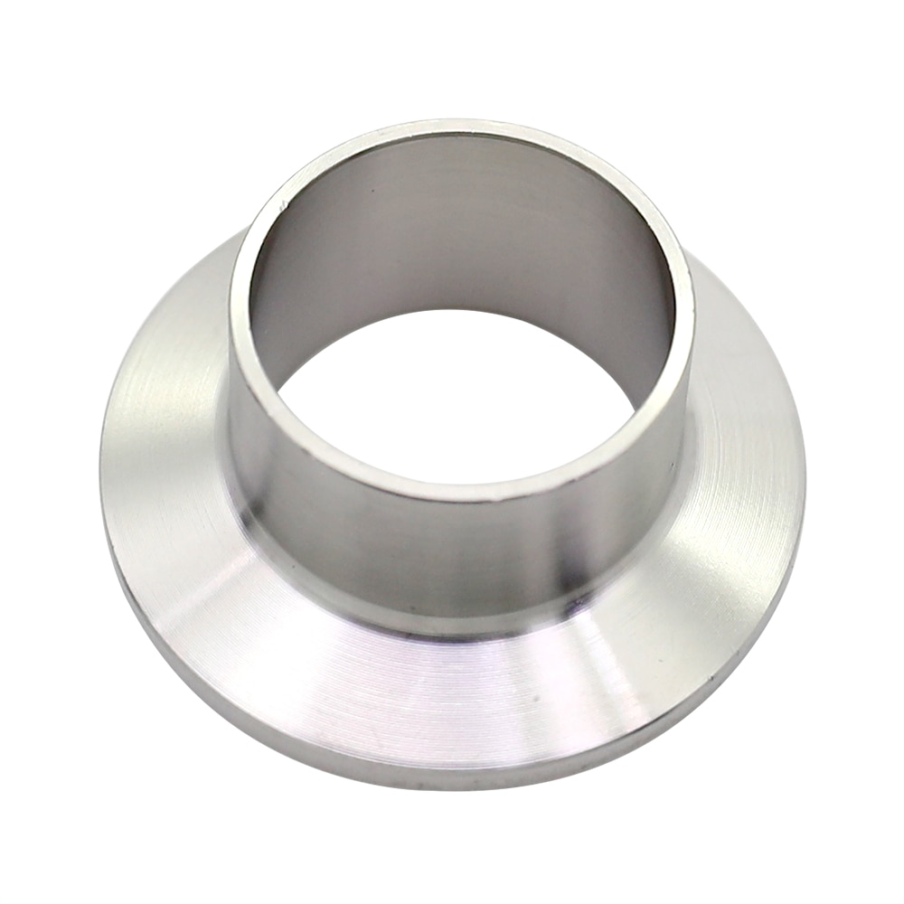 Ss 304 sanitærrør 19mm-219mm od rørsveis hylse tri klemme kløver type rustfritt stål flens for brygging av meieriprodukter