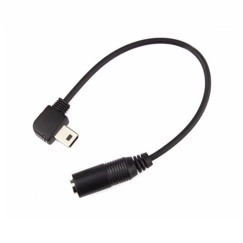 Adaptador de micrófono JINSERTA Gopro Mini USB a 3,5mm, adaptador de micrófono para transferencia de datos para Gopro Hero 4 3 + 3 2 1 para cámara deportiva