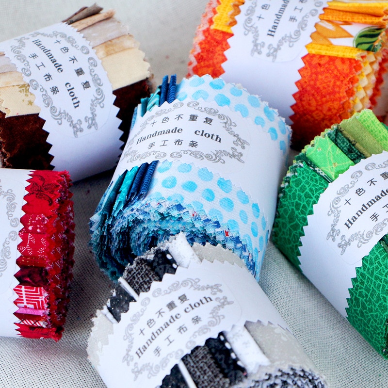 10 stk/rull jelly roll stoff jelly roll stoff strip jelly roll stoff strips quilting stoff rull jelly roll strip 6.2 x 110cm