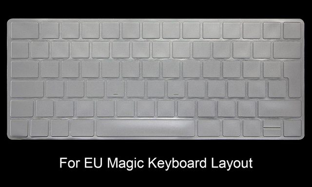 Dla Apple Macbook Air Pro Retina 11 12 13 15 17 touch bar 13.3 15.4 2017 osłona klawiatury skóry Euro ue wersja europejska: NEW Magic desktop