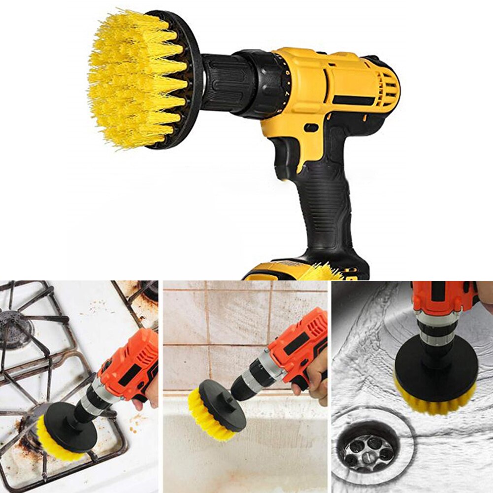 4 zoll Holz Möbel Auto Innenräume Staub Entferner Elektrische Bohrer Peeling Pinsel