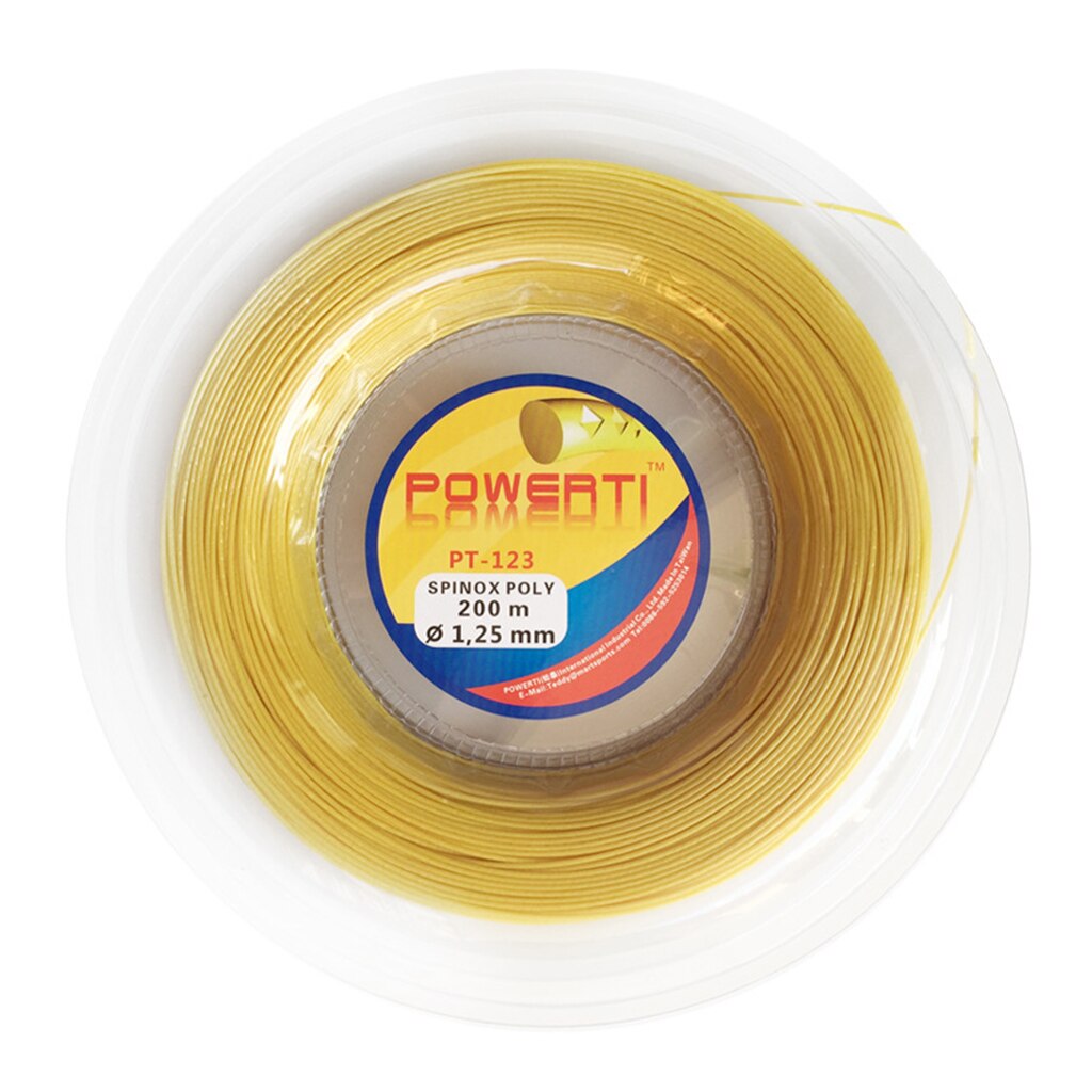 Premium Tennis Textured String Replacement 1.25mm 220mm High-Elastic Racket Line: Yellow