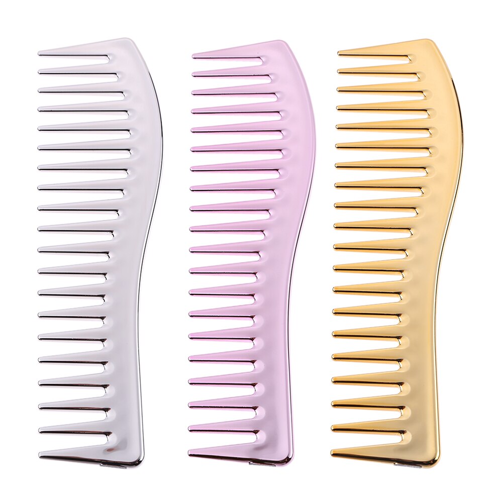 1Pc Kappers Kam Hair Styling Hand Grip Kam Kapsalon Gereedschap Multicolor Kappers Grove Kammen Haarverzorging Styling