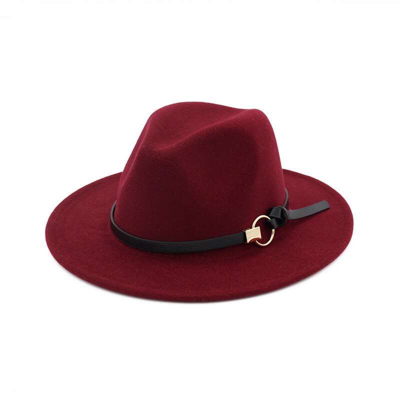 Chapeau large Vintage pour hommes et femmes, avec boucle de ceinture, chapeaux d'extérieur réglables, chapeau de paille respirant et léger pour femmes,: R